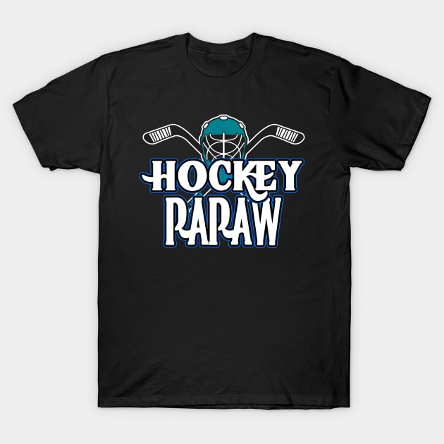 Hockey Dad Kids Hockey Father League Championship T Shirt - PAPAW T-Shirt by finchandrewf